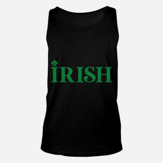 Irish I Was A Little Bit Taller Leprechaun St Patrick's Day Sweatshirt Unisex Tank Top | Crazezy AU