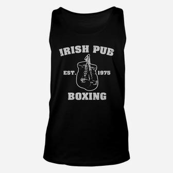 Irish Pub Est 1975 Boxing T Shirt Unisex Tank Top - Thegiftio UK