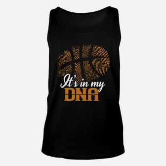 It Is In My Dna Shirt - Fingerprint Cool Basketball T Shirt Unisex Tank Top - Thegiftio UK