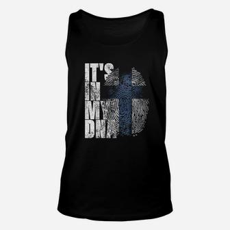 It Is In My Dna Suomi Finland Flag Gifts Unisex Tank Top - Thegiftio UK