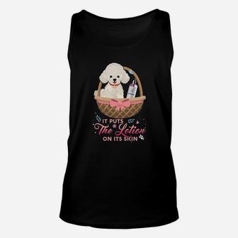 It Puts The Lotion On Its Skin Unisex Tank Top | Crazezy CA