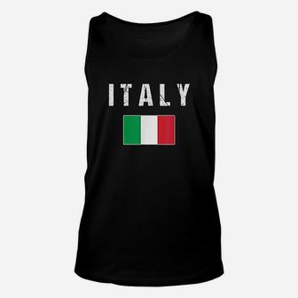 Italian Flag Italia Unisex Tank Top | Crazezy