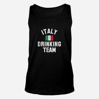 Italy Drinking Team Unisex Tank Top | Crazezy