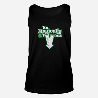 Its Magically Delicious Funny St Patricks Day Gift Unisex Tank Top - Thegiftio UK