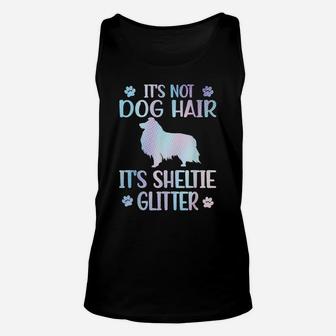 It's Not Dog Hair | Sheltie Mom Shetland Sheepdog Dad Unisex Tank Top | Crazezy DE