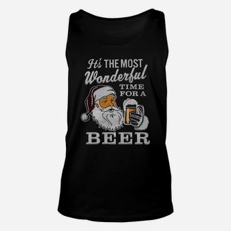 It's The Most Wonderful Time For A Beer - Men Women Sweater Sweatshirt Unisex Tank Top | Crazezy