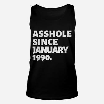 January 1990 Vintage Funny 30Th Birthday Gift Gag Gift Unisex Tank Top | Crazezy