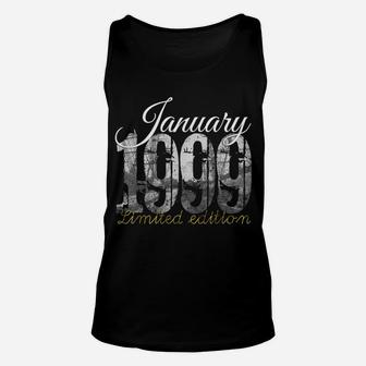 January 1999 Tee - 21 Year Old Shirt 1999 21St Birthday Gift Unisex Tank Top | Crazezy