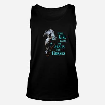 Jesus And Horse Unisex Tank Top - Monsterry AU