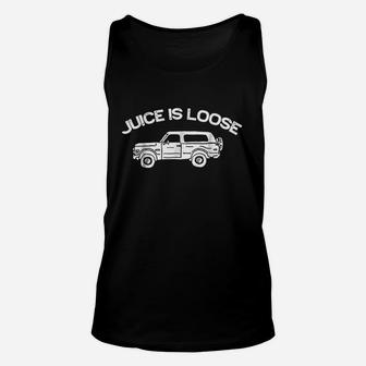 Juice Is Loose Funny Out Of Jail Football Sports Unisex Tank Top | Crazezy