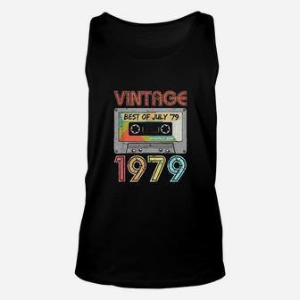 July 1979 Birthday Vintage 1979 Unisex Tank Top | Crazezy DE