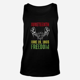 Juneteenth Freedom Unisex Tank Top | Crazezy DE