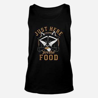 Just Here For The Food Unisex Tank Top | Crazezy DE