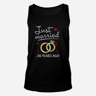 Just Married 6 Years Ago Unisex Tank Top | Crazezy CA