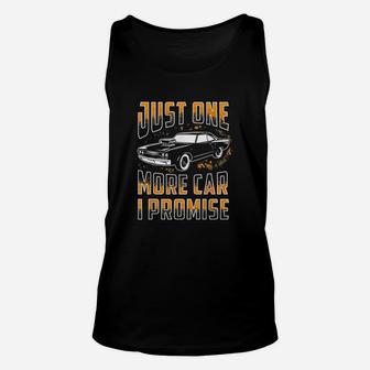 Just One More Car I Promise Shirt Funny Gift For Sports Car Lovers Unisex Tank Top - Thegiftio UK