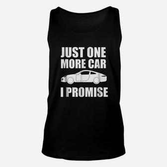 Just One More Car I Promise Unisex Tank Top | Crazezy CA