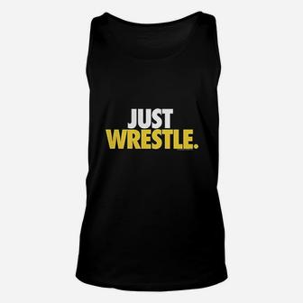 Just Wrestle Youth Unisex Tank Top | Crazezy CA