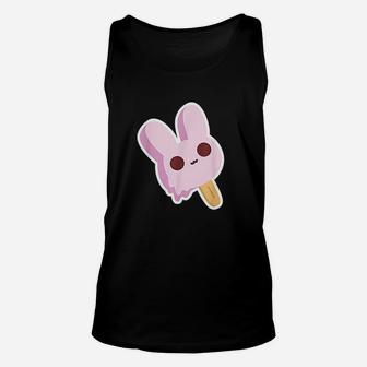 Kawaii Ice Cream Bunny Rabbit So Cute Pastel Unisex Tank Top | Crazezy