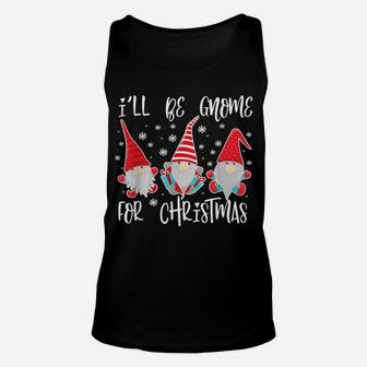 Kawaii Nordic Gnomes | I'll Be Gnome For Christmas Unisex Tank Top | Crazezy