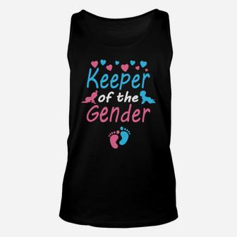Keeper Of The Gender Pink Or Blue Unisex Tank Top - Monsterry