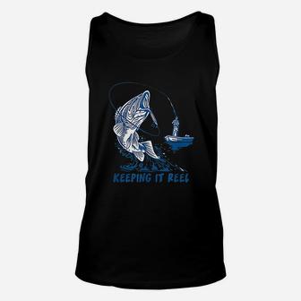 Keeping It Reel Fishing Unisex Tank Top | Crazezy CA