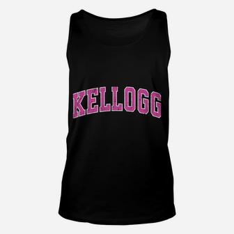 Kellogg Idaho Id Vintage Sports Design Pink Design Unisex Tank Top | Crazezy