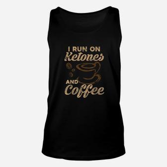 Keto Weight Loss Design Ketones And Coffee Graphic Art Unisex Tank Top | Crazezy DE