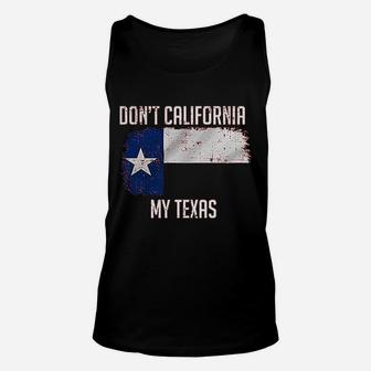 Kicks Dont California My Texas Unisex Tank Top | Crazezy CA