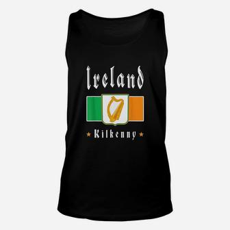 Kilkenny Ireland Irish Flag Souvenir Unisex Tank Top - Thegiftio