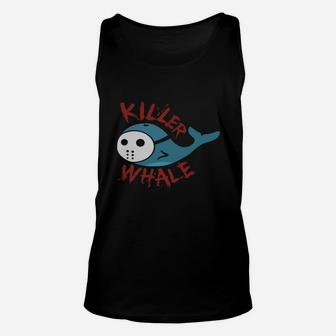 Killer Whale Funny Horror T-shirt Unisex Tank Top - Thegiftio