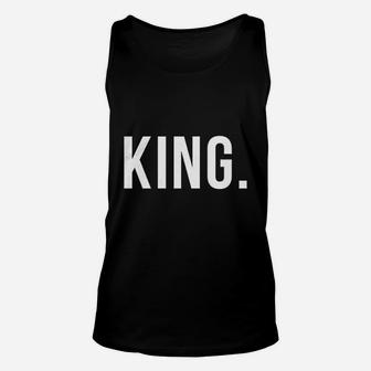 King Funny Matching King And Queen Couples Unisex Tank Top - Thegiftio