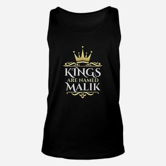 Kings Are Named Malik Unisex Tank Top | Crazezy DE