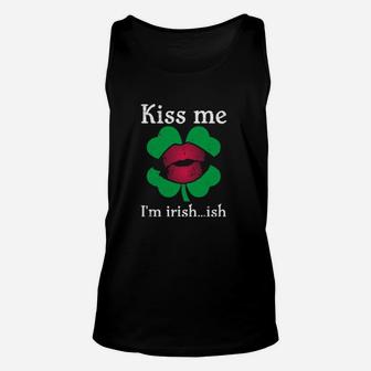 Kiss Me I Am Irish Unisex Tank Top - Monsterry
