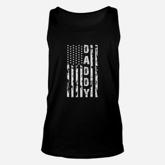 Kropsis Daddy American Flag Unisex Tank Top | Crazezy