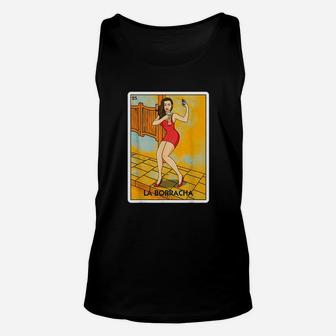 La Borracha Mexican Card Game Funny Drinking Beer Unisex Tank Top | Crazezy AU