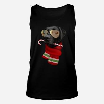 Labrador Shirt Christmas Gift Dog Lovers Lab Sunglasses Sweatshirt Unisex Tank Top | Crazezy UK