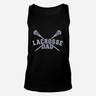 Lacrosse Dad Unisex Tank Top | Crazezy