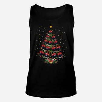 Ladybug Animal Lover Xmas Gift Ladybug Christmas Tree Sweatshirt Unisex Tank Top | Crazezy UK