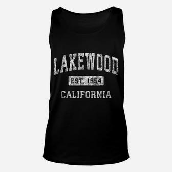Lakewood California Ca Vintage Established Sports Design Unisex Tank Top | Crazezy DE