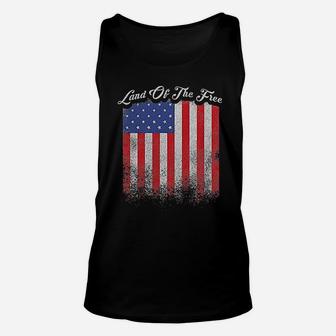 Land Of The Free Unisex Tank Top | Crazezy CA