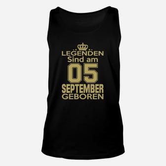 Legenden Sind Am 05 September Geboren TankTop - Seseable