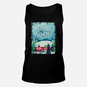 Let It Snow Unisex Tank Top - Thegiftio
