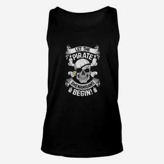 Let The Pirate Shenanigans Begin Unisex Tank Top - Thegiftio
