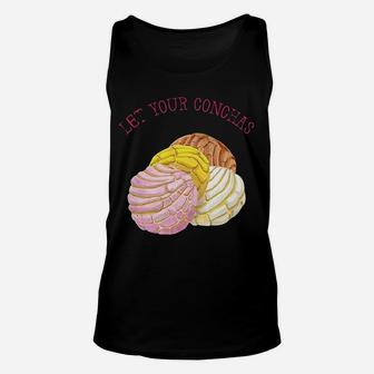 Let Your Conchas Be Your Guide Mexican Unisex Tank Top | Crazezy