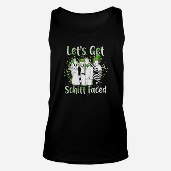 Lets Get Schitt Faced Happy St Patrick Day Unisex Tank Top - Monsterry CA