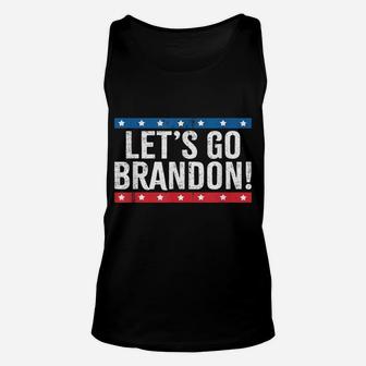 Let's Go, Brandon Hashtag Letsgobrandon Funny Unisex Tank Top | Crazezy DE