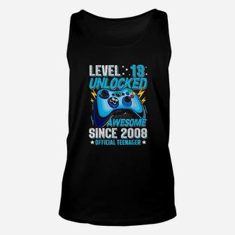 Level 13 Unlocked Official Teenager 13Th Birthday Unisex Tank Top | Crazezy