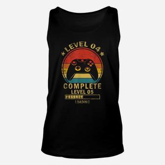 Level 4 Complete Level 5 Loading Gamers 4Th Birthday Gift Unisex Tank Top | Crazezy CA