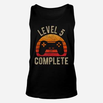 Level 5 Complete Vintage Tshirt Retro 5Th Wedding Unisex Tank Top | Crazezy