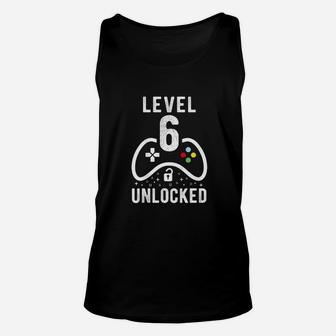 Level 6 Unlocked Video Game Unisex Tank Top | Crazezy AU